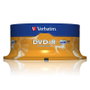 Verbatim DVD-R 4,7 GB 16x Tarrina de 25 unidades Plata mate